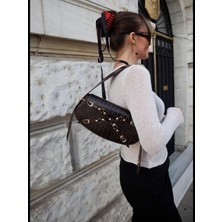 Lucit Bag Ayarlanabilir Askı Detaylı Siyah Çanta