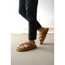 Bpm BA0343 Erkek Bodrum Ip Halat Taba Günlük Sandalet