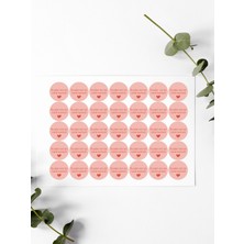 Paytak Moda Desenli Thank You Teşekkür Stickers Paketleme Kargo Çıkartma PYTKSTK111