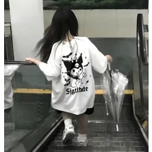 Populus Gothic Kuromi Beyaz T-Shirt