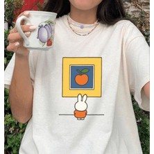 Populus Miffy Beyaz T-Shirt