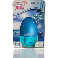 E-Jolly 100 ml Okyanus Şişeli Koku Kavanoz Torpido Üstü Koku Giderici Estetik Tasarım