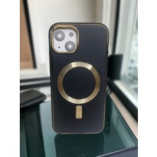 Bu Meydan iPhone 14 Magsafe Özellikli Klasik Deri Görünümlü Telefon Kılıfı