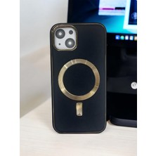 Bu Meydan iPhone 14 Magsafe Özellikli Klasik Deri Görünümlü Telefon Kılıfı