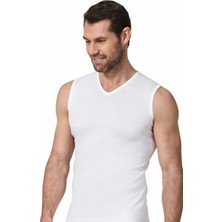 Namaldi Erkek Ribana V Yaka Kolsuz Fanila Atlet 118 - 3 Adet