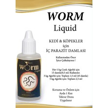 Vermx-Tr Worm Liquid Kedi Köpek Iç Parazit Premix Damla