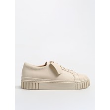 Clarks Krem Kadın Sneaker 26176437