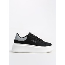 Benetton Siyah - Beyaz Kadın Sneaker BNI-10232