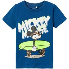 Name It Desenli Koyu Mavi Erkek T-Shirt Nmmmıgu Mıckey Ss Top Wdı