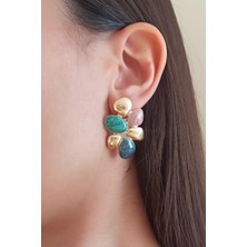 By Zeyna Aksesuar Kadın Vip Seri Özel Tasarım Küpe