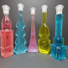 Enter Shop Kiraz Çiçeği Özel Tasarım Kız Kulesi Cam Şişe 210 ml