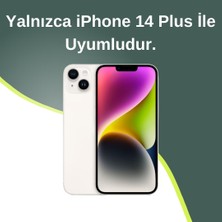 Paladyum Case iPhone 14 Plus Uyumlu Zigzaglı Dalgalı Hologram Puf Kılıf