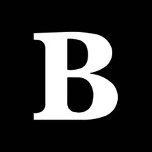 Balon Kutusu Için Beyaz B Harfi