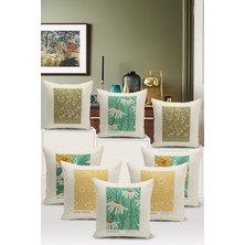 Sanat Serisi Çift Tarafı Dijital Baskılı  8'li Kırlent Kılıfı Seti  (Art Cover Set)