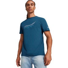 Puma Mapf1 Ess Car Graphic Tee Erkek Günlük Tişört 62375907 Mavi