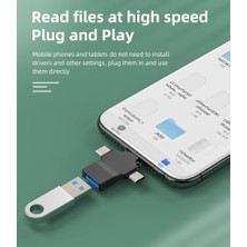 TezMax Type-C Micro USB Lightning Otg Adaptör