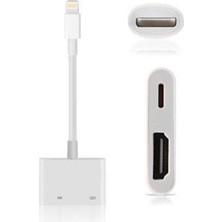 TezMax iPhone iPhone Ipod HDMI To Lightning 1080P Full Hd Av Çevirici Dönüştürücü Kablo Adaptör