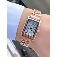 Weluxa WZR0899RZ Rose Gold Retro Roma Rakamlı Kadın Kol Saati