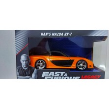 Jada 1/32 Ölçek 2'li Fast And Furious Set - Han's Mazda Rx-7 & Heist Honda Civic Ej1 (Hızlı ve Öfkeli)