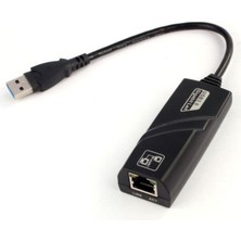 TezMax USB 3.0 To Ethernet Gigabit RJ45 1000 Mbps Çevirici Dönüştürücü Adaptör Pc Laptop Internet