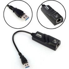 TezMax USB 3.0 To Ethernet Gigabit RJ45 1000 Mbps Çevirici Dönüştürücü Adaptör Pc Laptop Internet