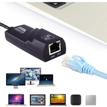 TezMax USB 3.0 To Ethernet Gigabit RJ45 1000 Mbps Çevirici Dönüştürücü Adaptör Pc Laptop Internet