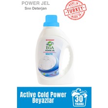 Ega Power Jel Beyaz Sıvı Yıkama Deterjanı 1100 ml