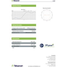 Takipsan Rfıd Uhf Kütüphane Etiketi Ts 33006B