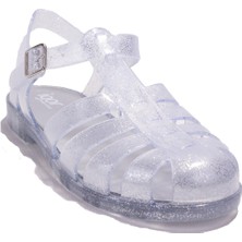 Igor S10262CN Bıarrıtz Glitter Beyaz Ortopedik Günlük Kadın Sandalet