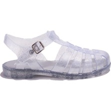 Igor S10262CN Bıarrıtz Glitter Beyaz Ortopedik Günlük Kadın Sandalet