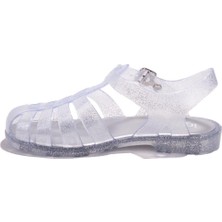 Igor S10262CN Bıarrıtz Glitter Beyaz Ortopedik Günlük Kadın Sandalet