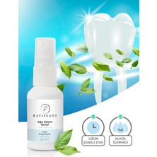 Ravissant Ağız Kokusu Giderici Önleyici Sprey 30 ml (Alkolsüz) Ağız Bakım Ferahlatıcı Tazeleyici Nane Aromalı