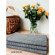 AFM Tech ( 3 Adet ) Mikrofiber Mutfak Temizlik Bezi 40*40 cm Leke Tutmaz Koku Yapmaz