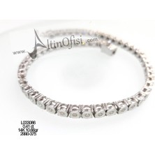 Altın Ofisi Suyolu Pırlanta Taşlı Bileklik 0,41CT 10,66GR 14K Altın