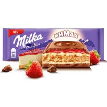 Milka Mmmax 300 gr Çilekli Cheesecake Dolgulu Çikolata