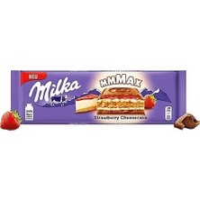 Milka Mmmax 300 gr Çilekli Cheesecake Dolgulu Çikolata