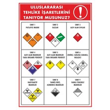 ChicArt Design Studio Uluslararası Tehlike Işaretleri Pvc Plakalı Uyarı Levhası Dekota Dijital Uv Sticker 12.5X17.5