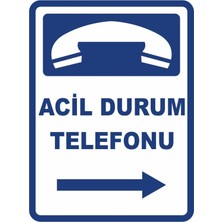 ChicArt Design Studio Acil Durum Telefonu Dijital Uv Folyo Yapışkan Baskı Uyarı Etiket Yapıştırma Sticker