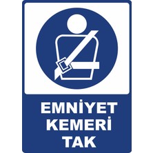 ChicArt Design Studio Emniyet Kemerini Tak Dijital Uv Folyo Yapışkan Baskı Uyarı Etiket Yapıştırma Sticker 25X35