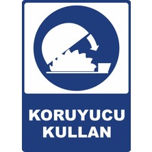 ChicArt Design Studio Koruyucu Kullan Dijital Uv Folyo Yapışkanlı Baskı Uyarı Etiket Yapıştırma Sticker 25X35 cm