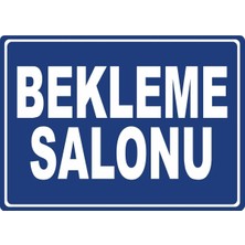 ChicArt Design Studio Bekleme Salonu Pvc Plakalı Uyarı Levhası Dekota Dijital Uv Baskı Yapışkanlı 17.5X12.5 cm