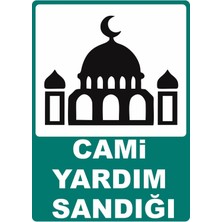ChicArt Design Studio Cami Yardım Sandığı Dijital Uv Folyo Yapışkan Baskı Uyarı Etiket Yapıştırma Sticker 12.5X17.5