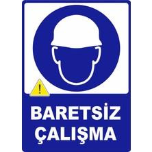 ChicArt Design Studio Baretsiz Çalışma Dijital Uv Folyo Baskı Yapışkanlı Uyarı Etiket Yapıştırma Sticker  12.5X17.5 cm