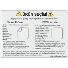 ChicArt Design Studio Yangın Çıkışı #4 Pvc Plakalı Uyarı Levhası Dekota Dijital Uv Baskı Yapışkanlı 35X25 cm