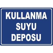 ChicArt Design Studio Kullanma Suyu Deposu 1 Dijital Uv Folyo Yapışkan Baskı Uyarı Etiket Yapıştırma Sticker 35X25