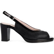 Donna Serena Kadın Sandalet 315132DS Donna Serena 5132DS  Tende L Nero / Ver Ner / Glıtter F Nero