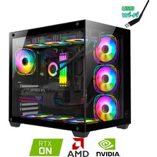 Gameline COOL-V20 Ryzen 7 5700X 32GB Ddr4 1tb SSD RTX4060 8gb  Oyuncu Masaüstü Bilgisayarı