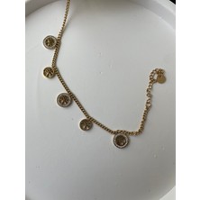 Liva Accessories Hayat Ağacı Sarkıtlı Zirkon Taşlı Zincir Bileklik