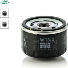 Mann Nissan Juke 1.5 Dci Yağ Filtresi () [W75/3]