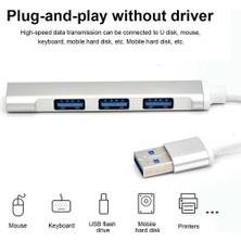 Brs USB Grişli USB Çoklayıcı, JH-113 USB - 4 USB Girişli USB Çoğaltıcı, USB Hub USB 3.0 4-Port Hub